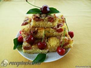 Cseresznyés-túrós süti kép