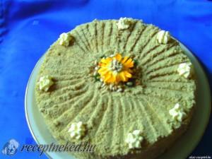 Napraforgó torta kép