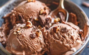 Mogyorós  csokoládés fagyi recept fotóval Mogyorós  csokoládés fagyi