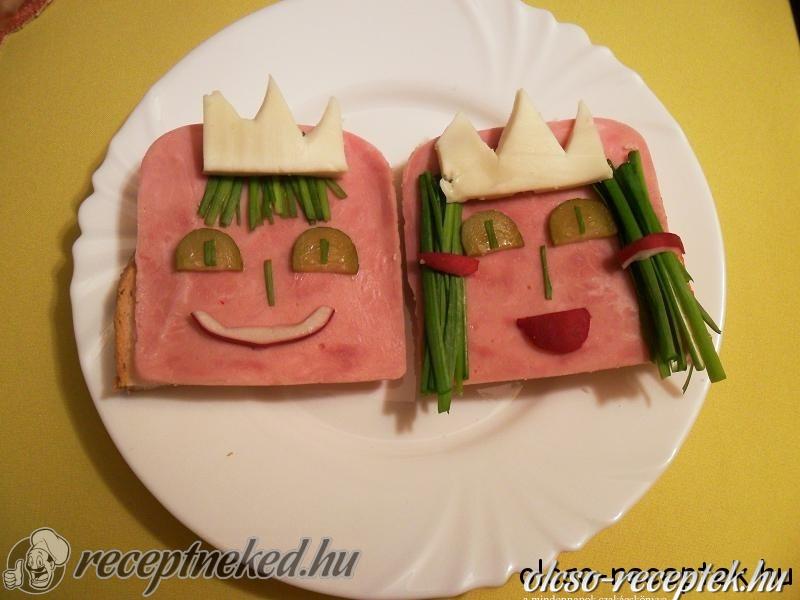 Királyfi és királylány szendvics kép