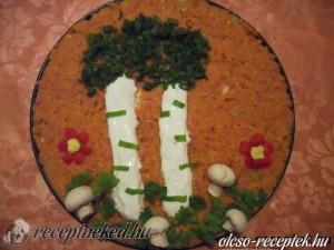 Kolbászos pástétomból parkocska kép