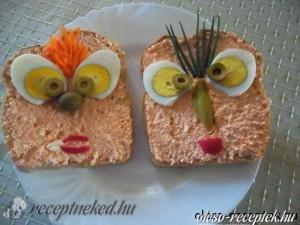 Mókás szendvics kép