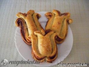 Kelt tésztából tulipán kép