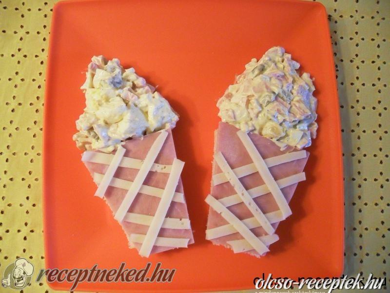 Tojássalátás szendvics