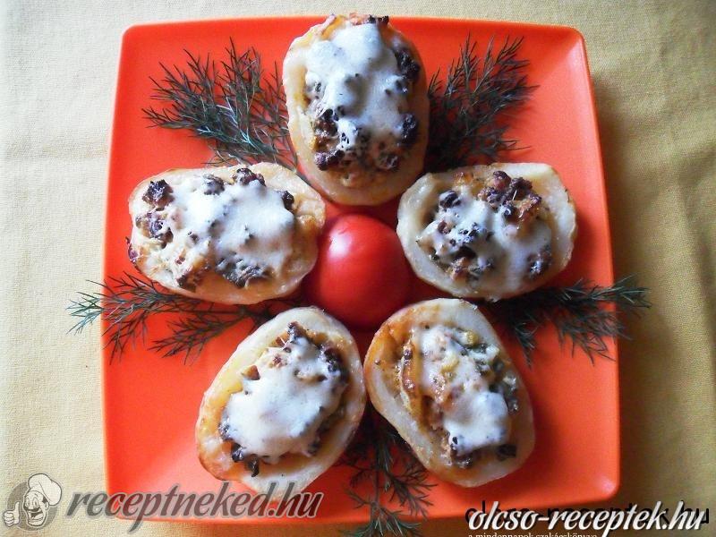 Töltött burgonya kép