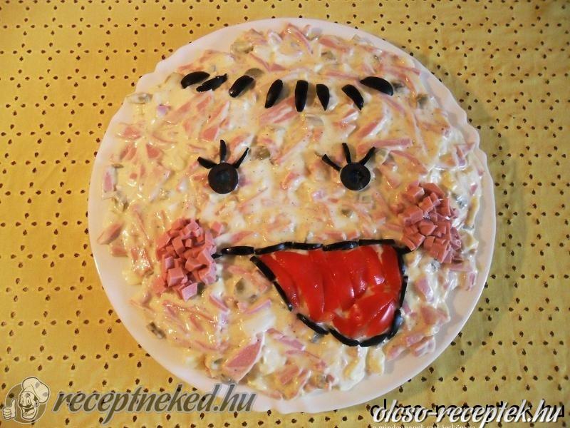 Majonézes párizsi saláta kép