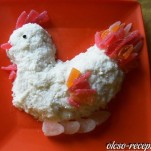 Túrós tyúkból süti kép