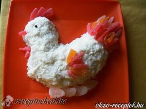 Túrós tyúkból süti kép