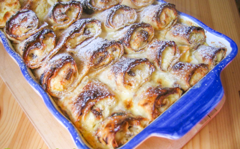 Bécsi túrós sült palacsinta