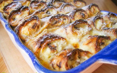 Bécsi túrós sült palacsinta