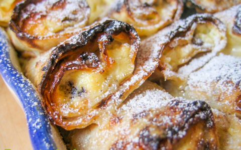 Bécsi túrós sült palacsinta