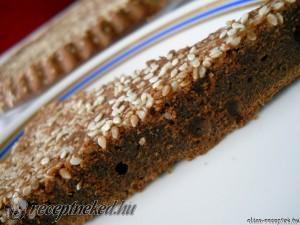 Szezámmagos csokitorta kép