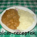 Csirkemáj pörkölt kép