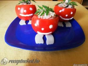 Töltött papradicsom kép