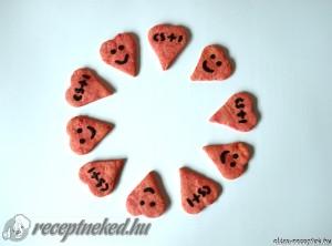 Marcipán ízű szívkeksz kép