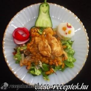 Spicces csirkemellsaláta