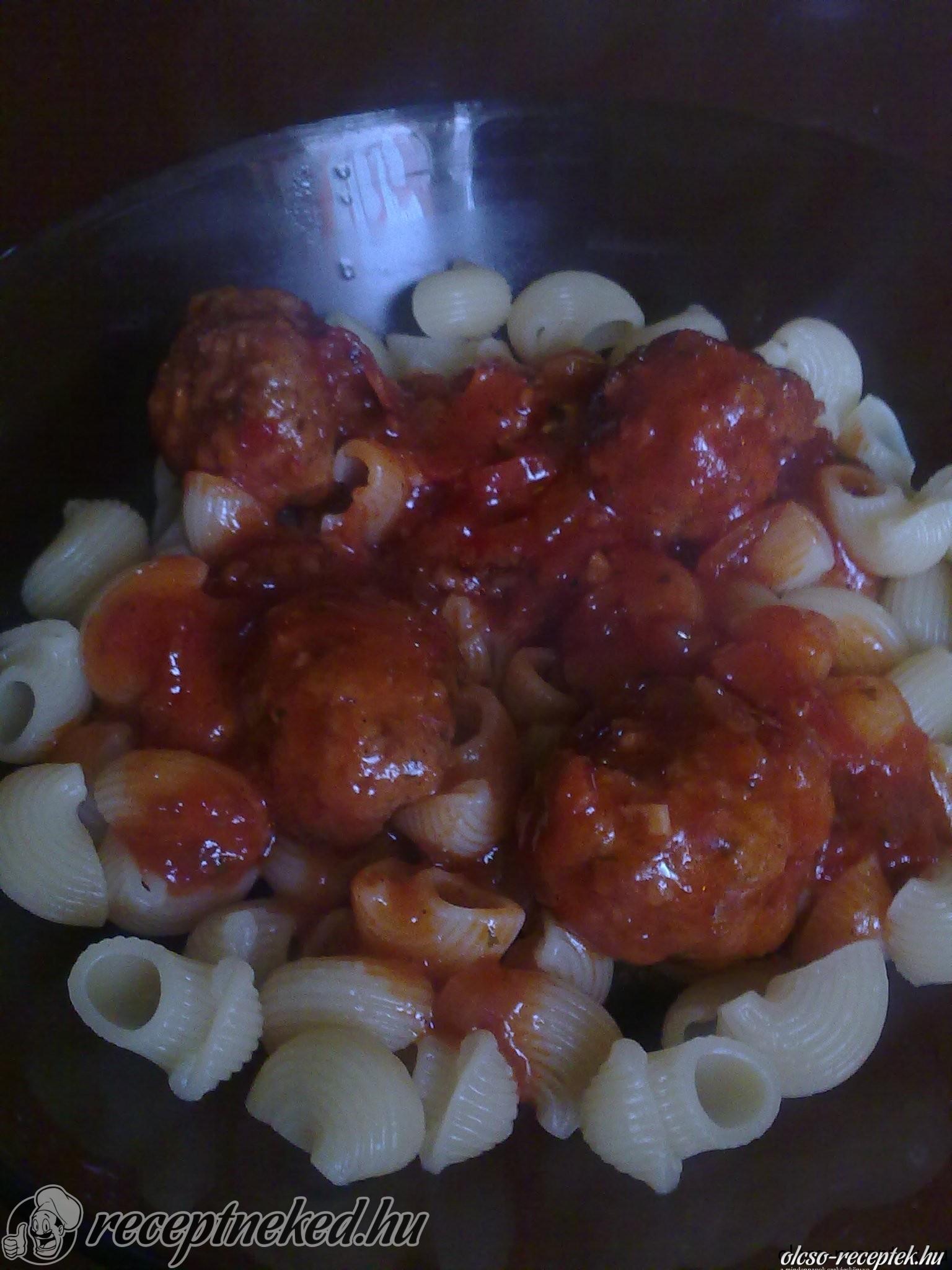 Paradicsomos húsgombóc kép