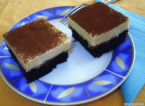 Karamelles almás krémes