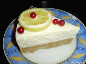 Sütés nélküli citrom torta kép