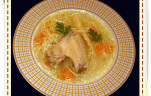 Csirkeszárnyas húsleves kép