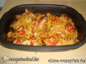 Mézes-mustáros fűszeres csirke