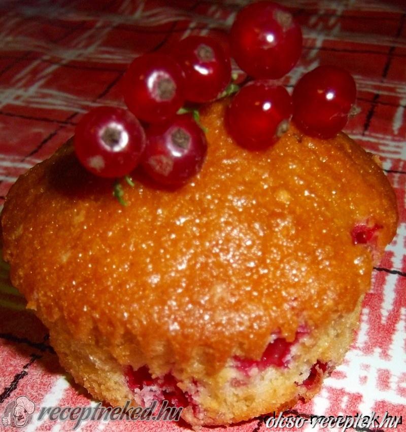 Ribizlis muffin