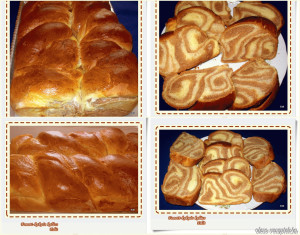 Fonott kakaós kalács