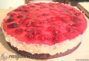 Málnás túrótorta kép