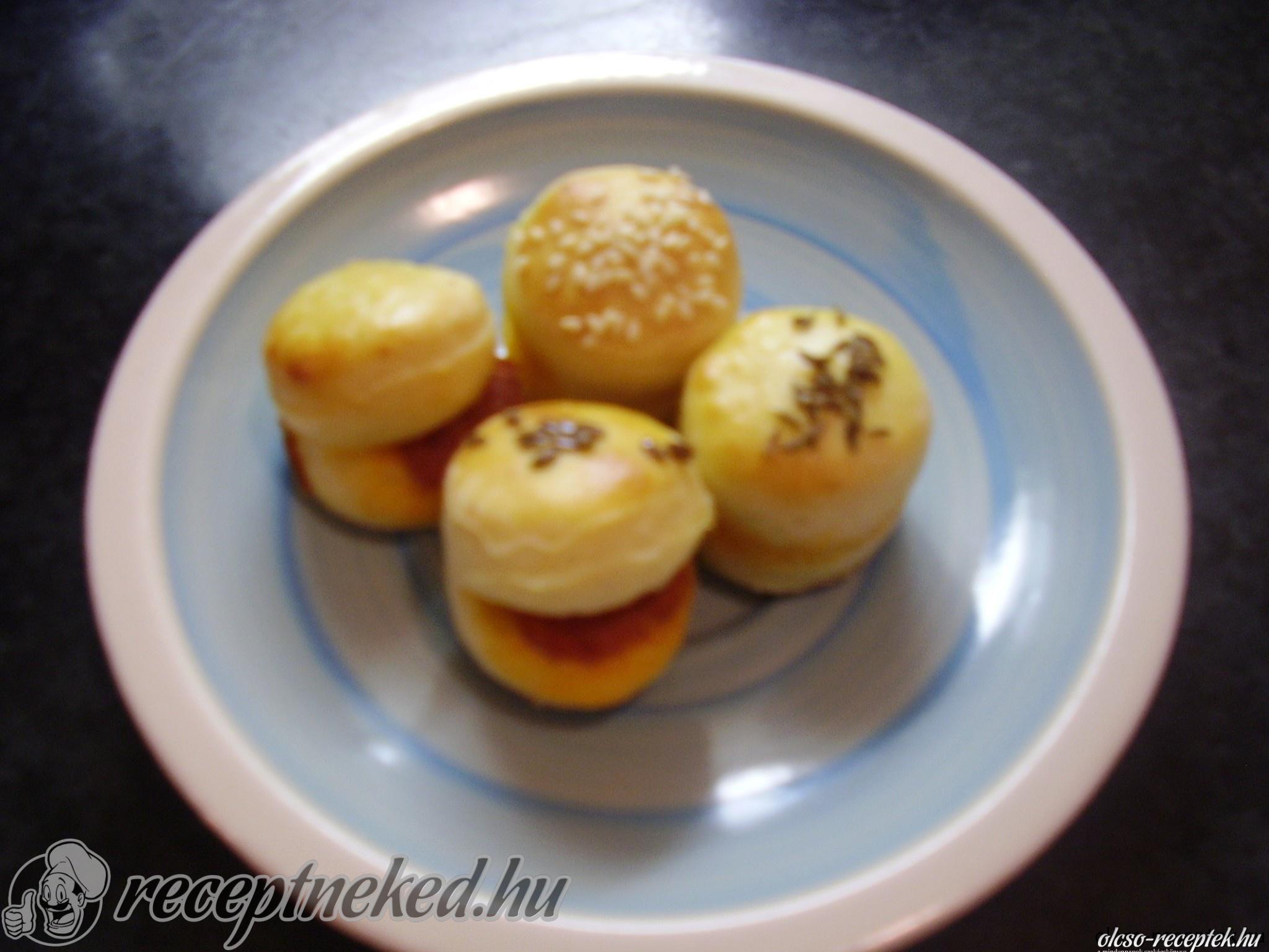 Kolbászos pogácsa kép