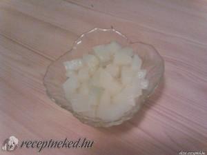 Ananász befőtt (tökből)