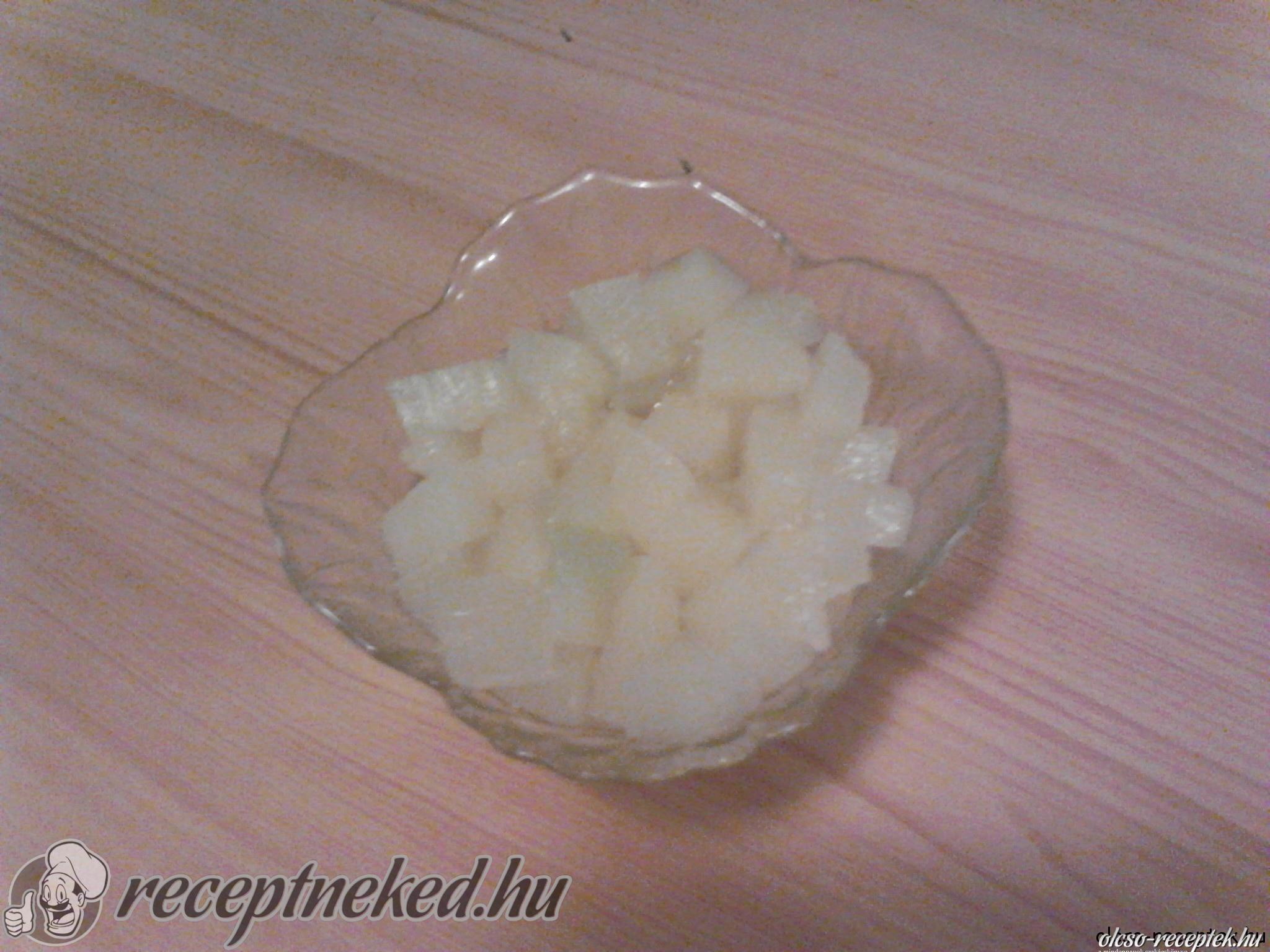 Ananász befőtt (tökből)