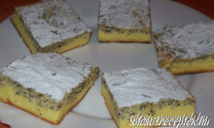 Mákos túrós pite kép