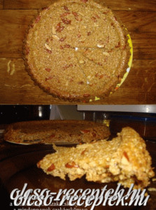 Zabpelyhes-mandulás süti