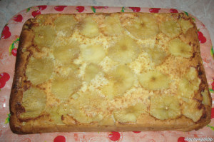 Almás-pudingos piskóta