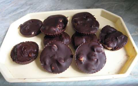 Mogyorós csokis tallér