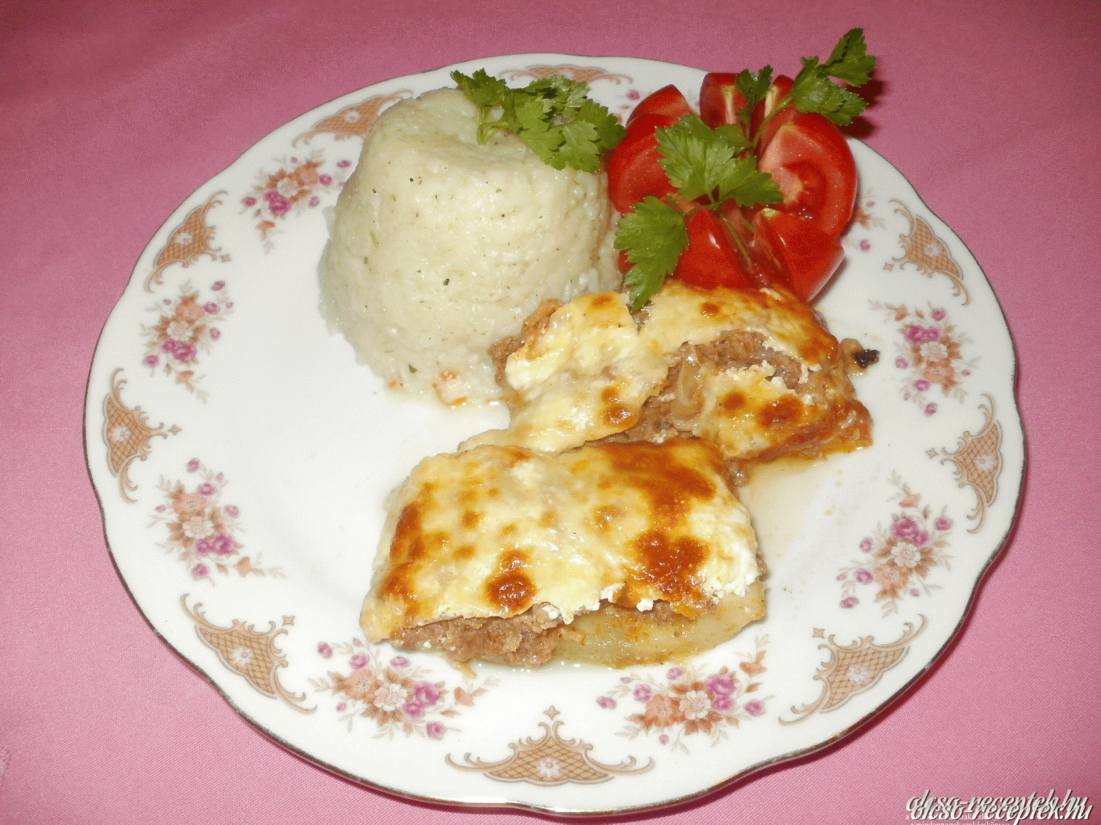 Töltött cukkini kép