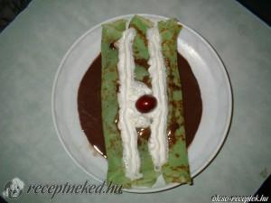 Zöld palacsinta kép