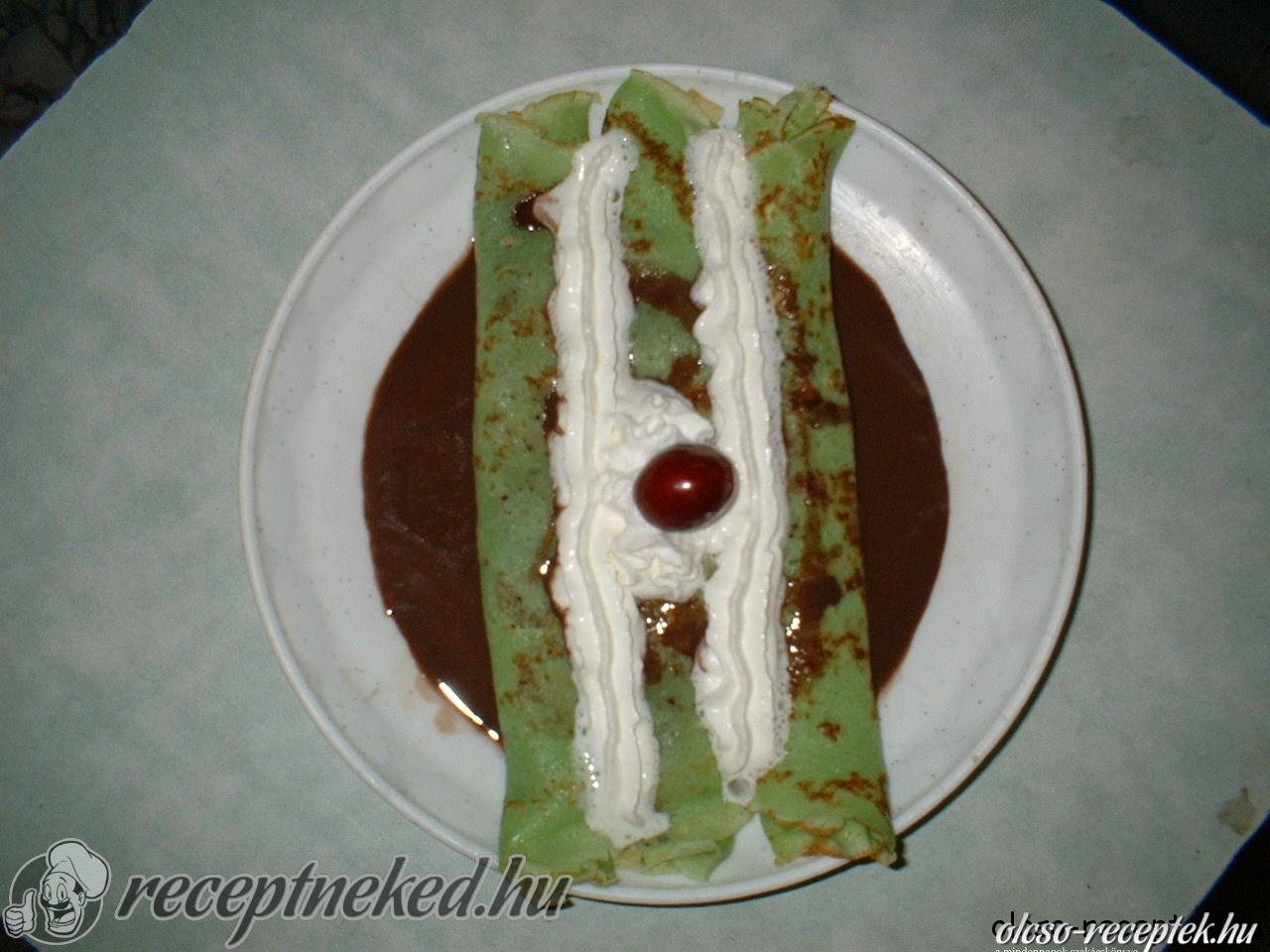 Zöld palacsinta kép