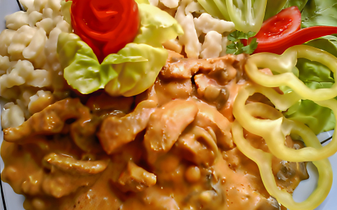Bakonyi sertéstokány recept fotóval Bakonyi sertéstokány