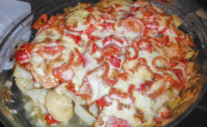 Isteni zöldséges rakott hús