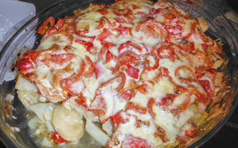 Isteni zöldséges rakott hús