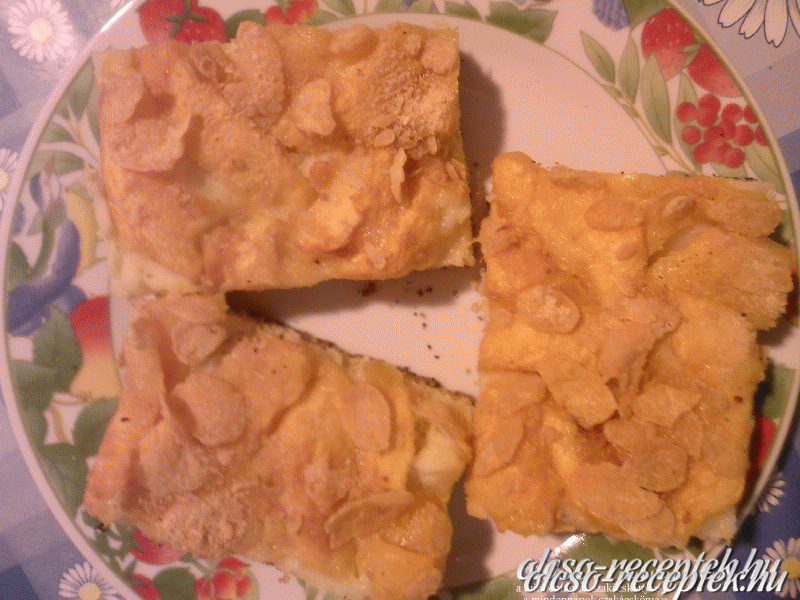 Gyors barackos süti