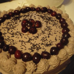 Kakaós-meggyes torta