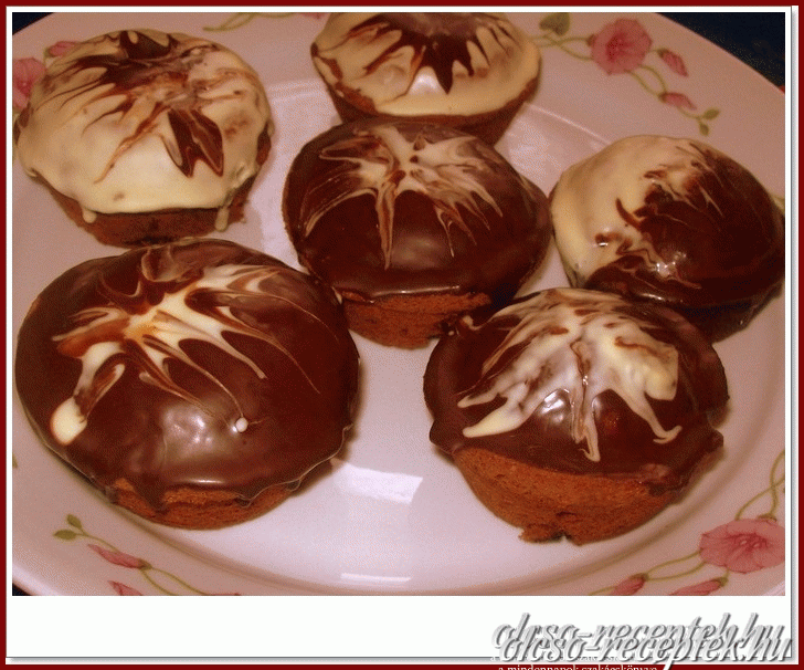 Fekete-fehér muffin