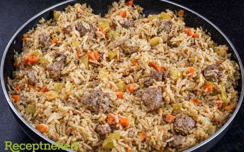 Csirkemájas rizottó