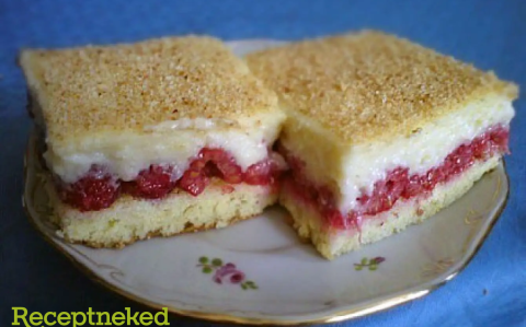 Málnás krémes recept fotóval Málnás krémes