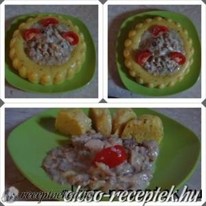 Fűszeres sejtésmáj párnában