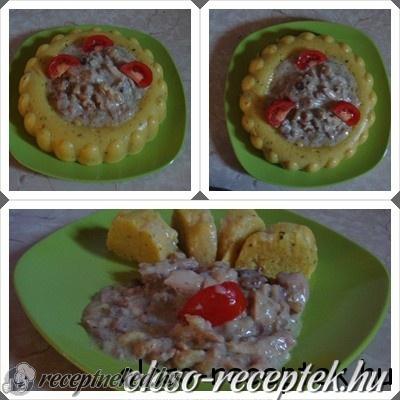 Fűszeres sejtésmáj párnában