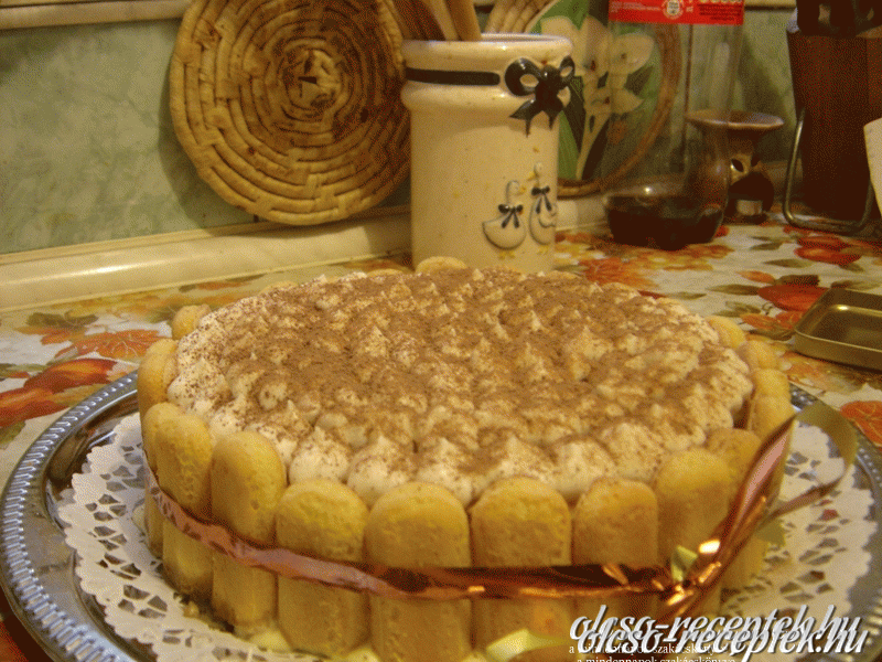 Tiramisu torta kép