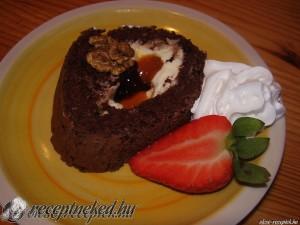 Zserbótekercs jegesen